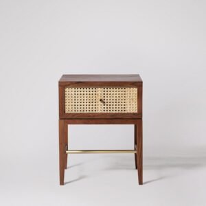 Cane Side Table